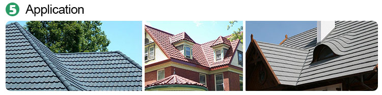 Cheap roof sheets price per sheet milano stone coated metal roof tile