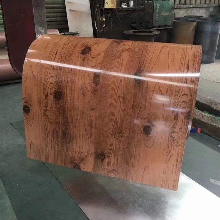 Printed PPGI wood grain steel coil