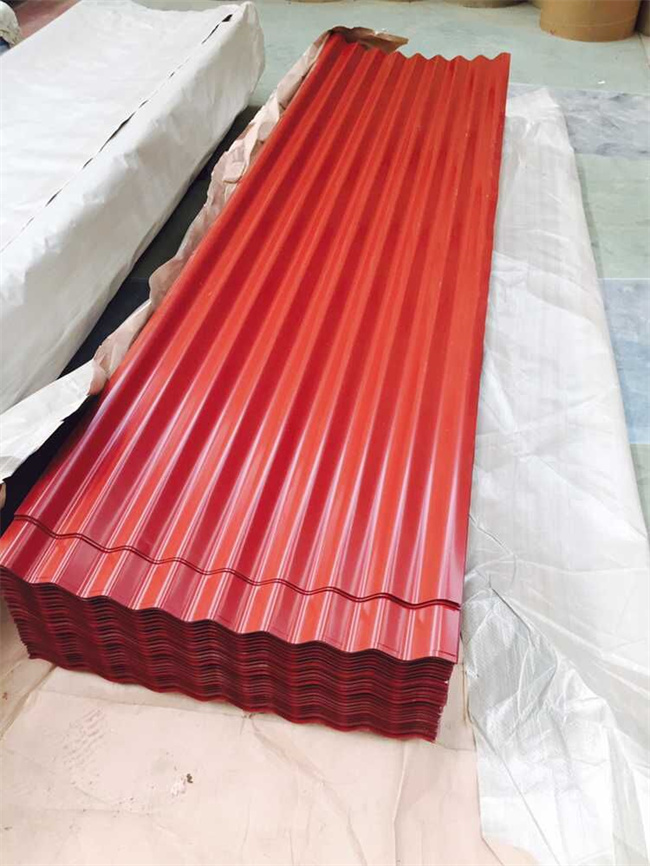 zinc galvanized color prepainted corrugated roofing sheet