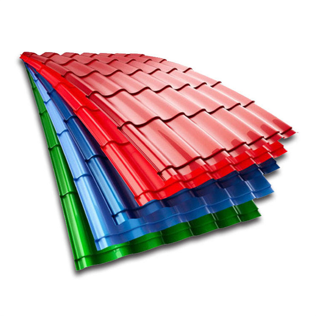 Prepainted Color Coated Zinc Corrugated Steel Roofing Sheet