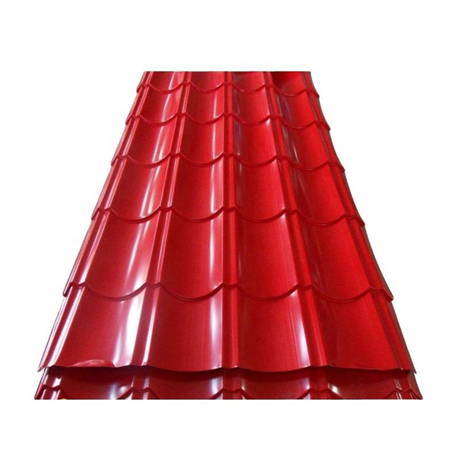 Carports House Building Color Coated Corrugated Roofing Sheet