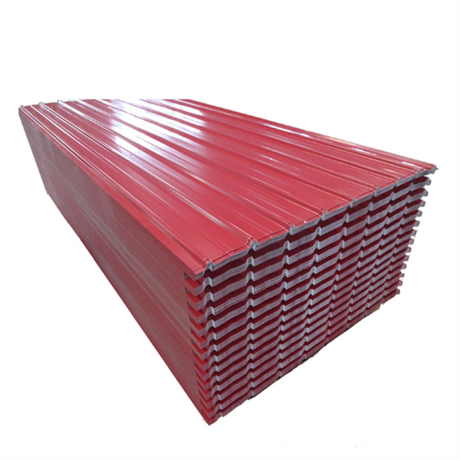 3mm thick prepainted color coated corrugated roofing steel sheet