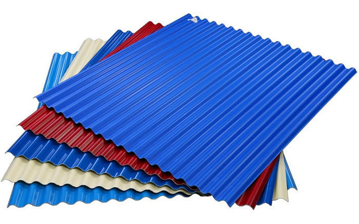galvanized corrugated roofing iron sheets trimdeck colored zinc roof