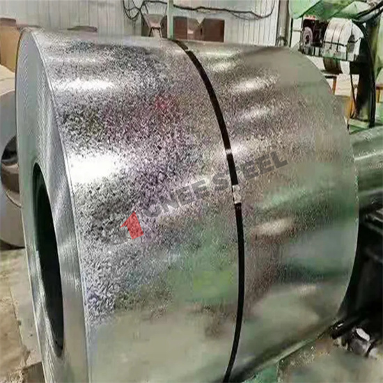 Galvanized steel coil for the automotive industry