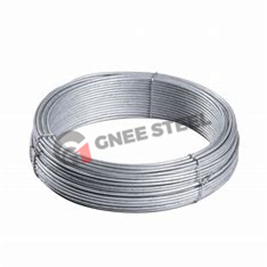 Carbon fibre galvanised steel wire