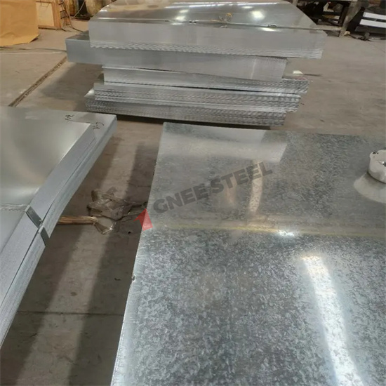 Galvanized plate