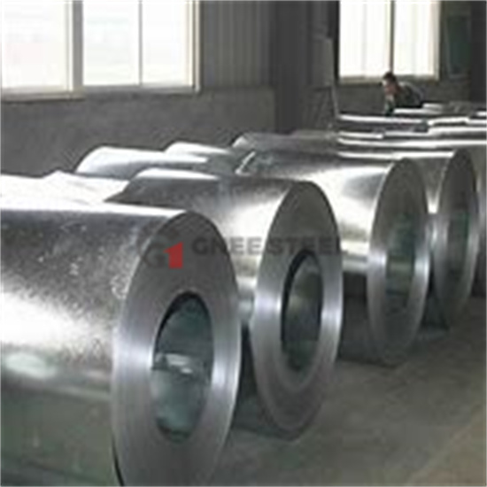 Hot-dipped G550 Dx51d galvanised steel coil for architectural metal