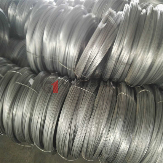 Galvanised steel wire for armoured cables