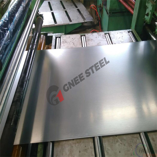 Galvanized plate