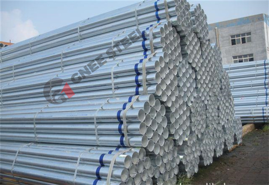 Hollow galvanized Steel Scaffold Gi Tube