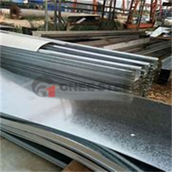 Hot-rolled galvanized sheet metal roofing materials